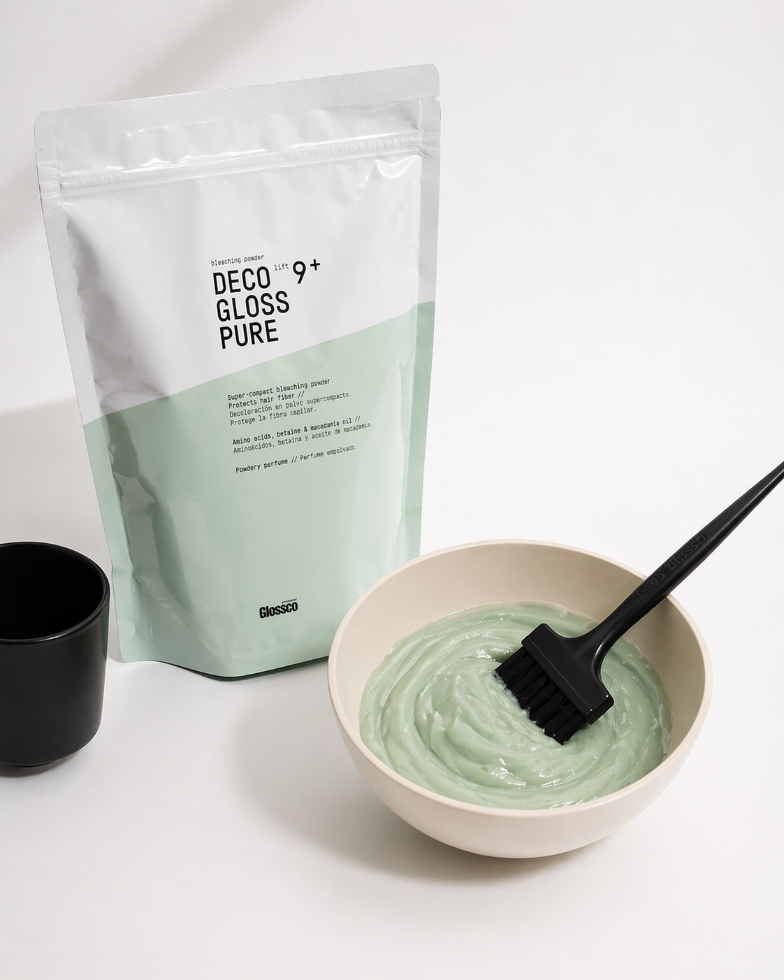 Decogloss Pure 9+ packaging ready for professional salon use