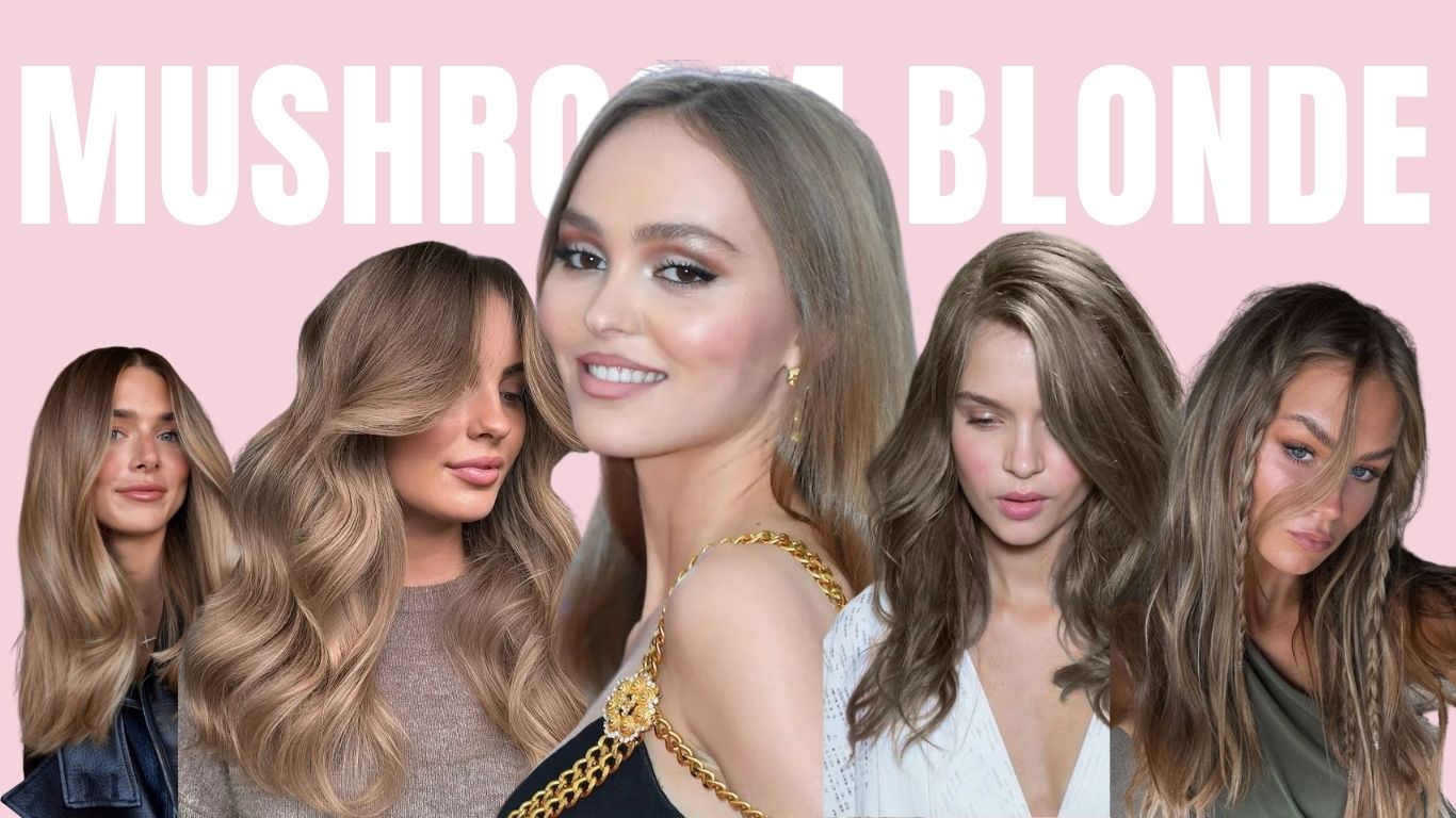 Mushroom blonde hair color trend for fall-winter 2026/27