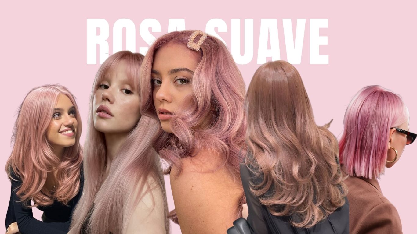 Soft pink hair color trend for fall-winter 2026/27